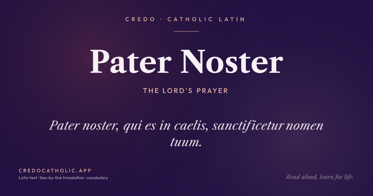 Pater Noster share card