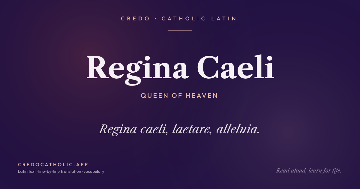 Regina Caeli share card