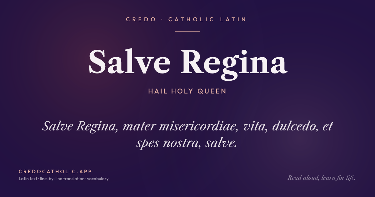 Salve Regina share card